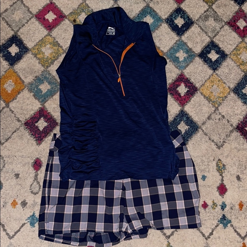 Slazenger navy golf set